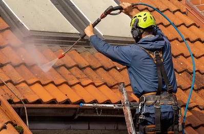 Démoussage et hydrofuge de toiture aux Bâties